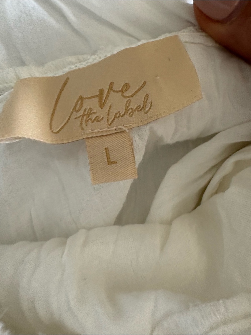Anthropologie Love the Label White Embroidered High Low Dress - Picture 4 of 10